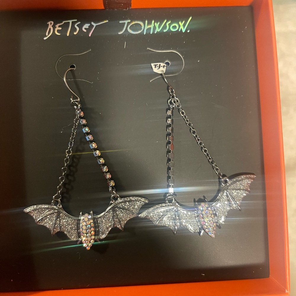 Betsey Johnson Flying Bats Halloween